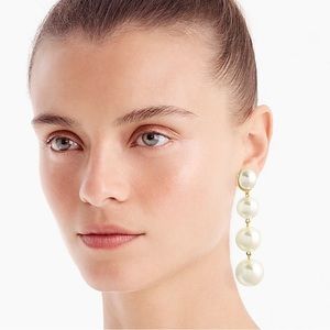 Pearl ball earrings